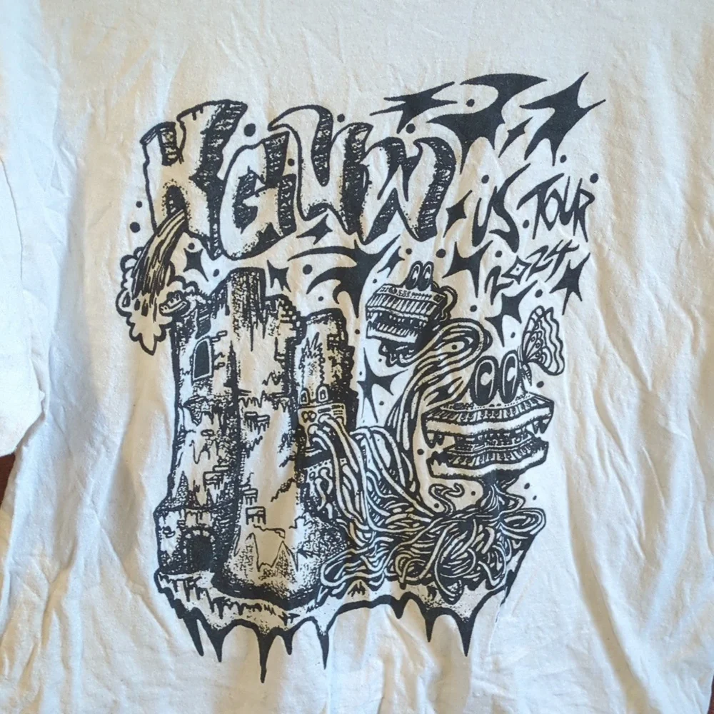 King Gizzard And The Lizard Wizard 2024 Us Tour White T Shirt Large Gildan - Picture 2 of 4